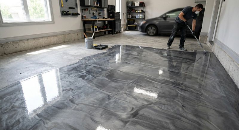 Basement Floor Epoxy Service in Winston Salem, NC