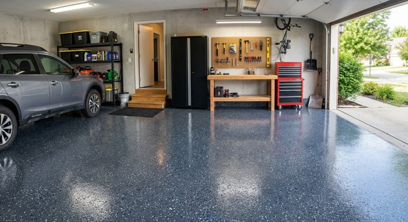 Garage Floor Staining in Charlotte, NC