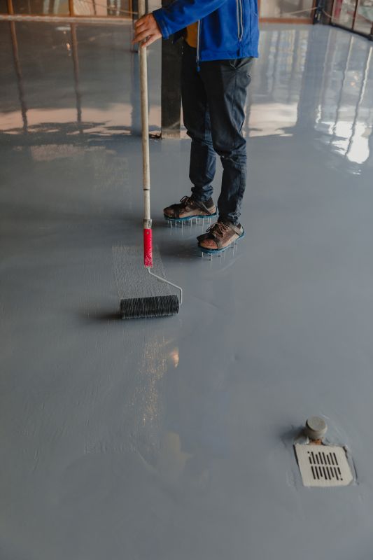 Garage Floor Staining in Winston Salem, NC