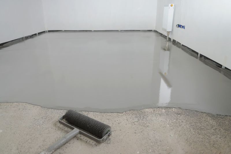 Speckled Garage Floor Painting in Alexandria, VA
